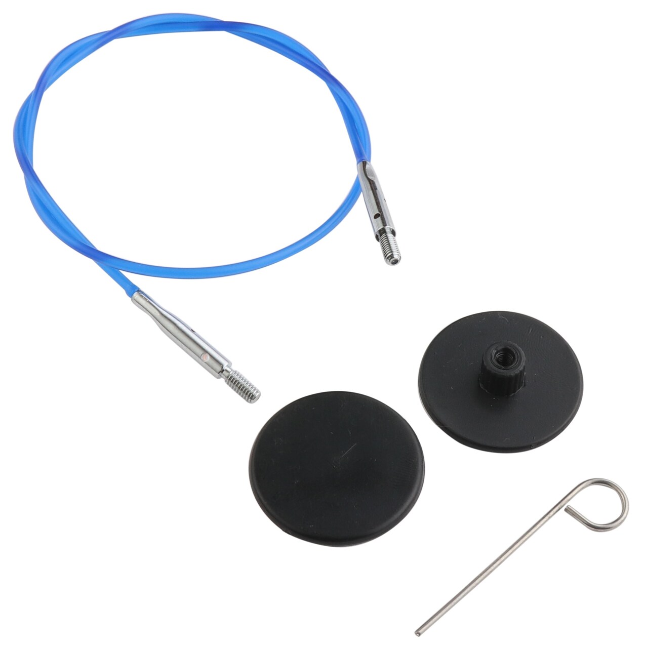 KnitPro Nylon Cables W/Connectors 20"-W/Cable Key & 2 End Caps